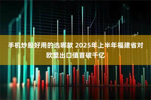 手机炒股好用的选哪款 2025年上半年福建省对欧盟出口值首破千亿